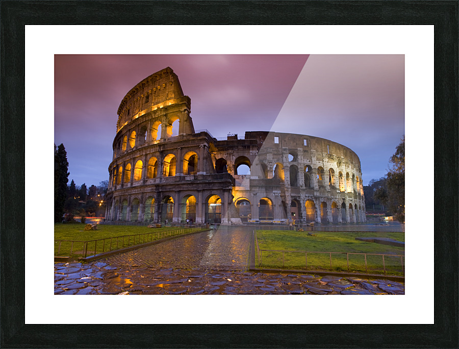 Roman Coliseum Picture Frame print