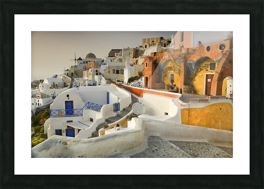 Santorini II Picture Frame print