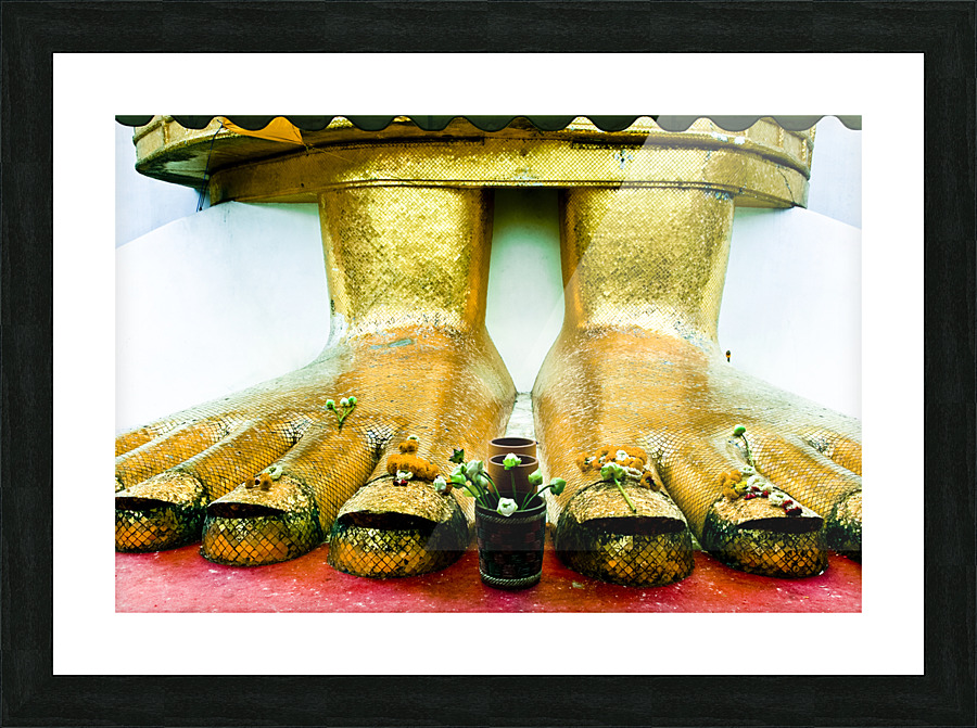 Standing Buddha Picture Frame print
