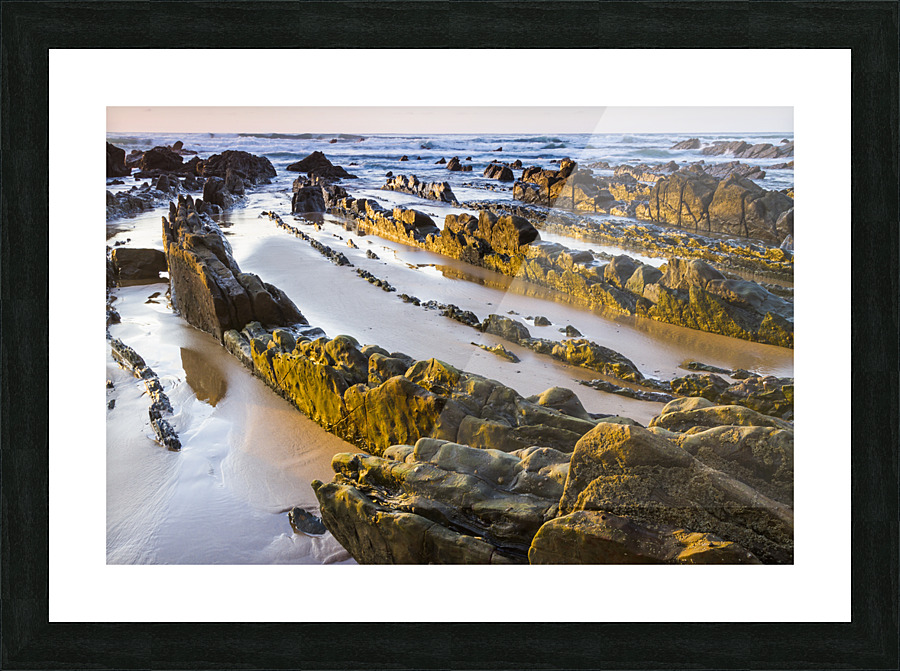 Barrika beach 02 Picture Frame print