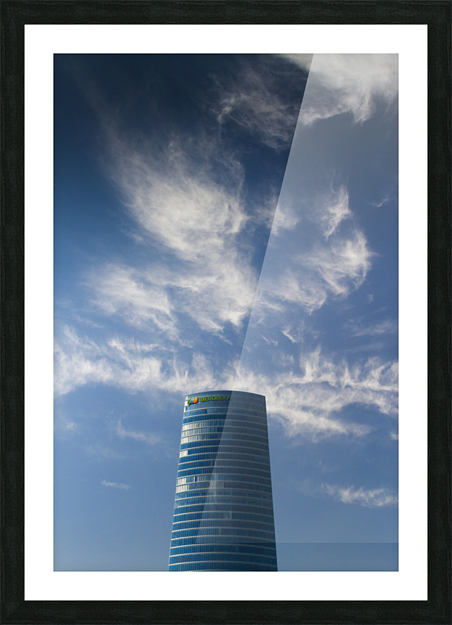 Bilbao cityscape 34 Picture Frame print