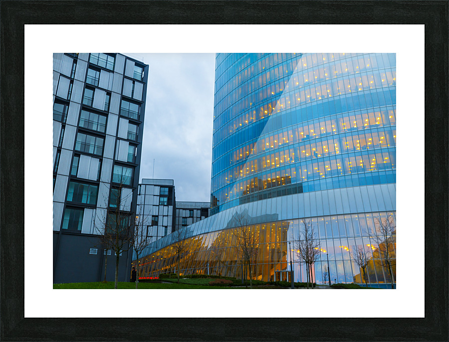 Bilbao cityscape 20 Picture Frame print