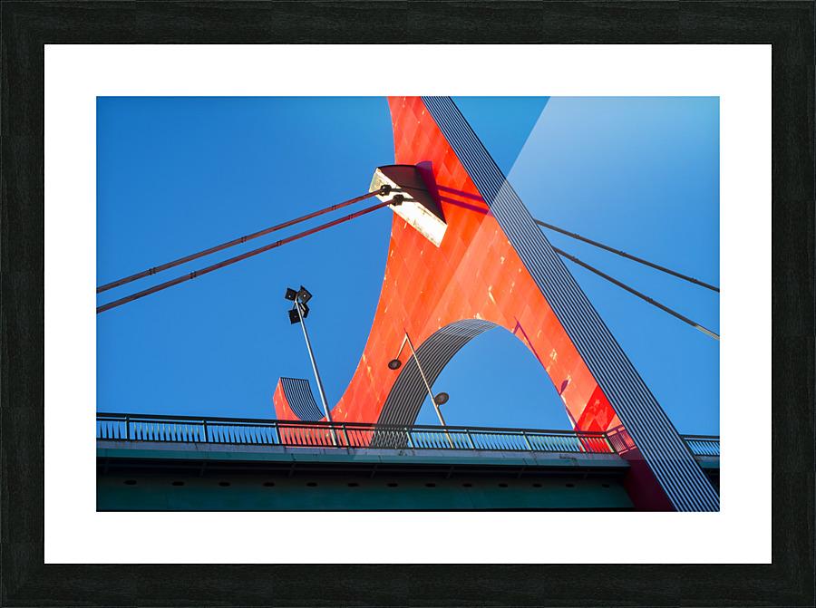 Bilbao cityscape 11 Picture Frame print