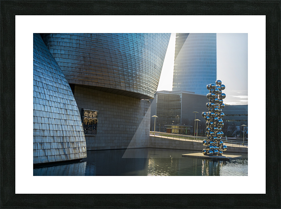 Bilbao cityscape 09 Picture Frame print