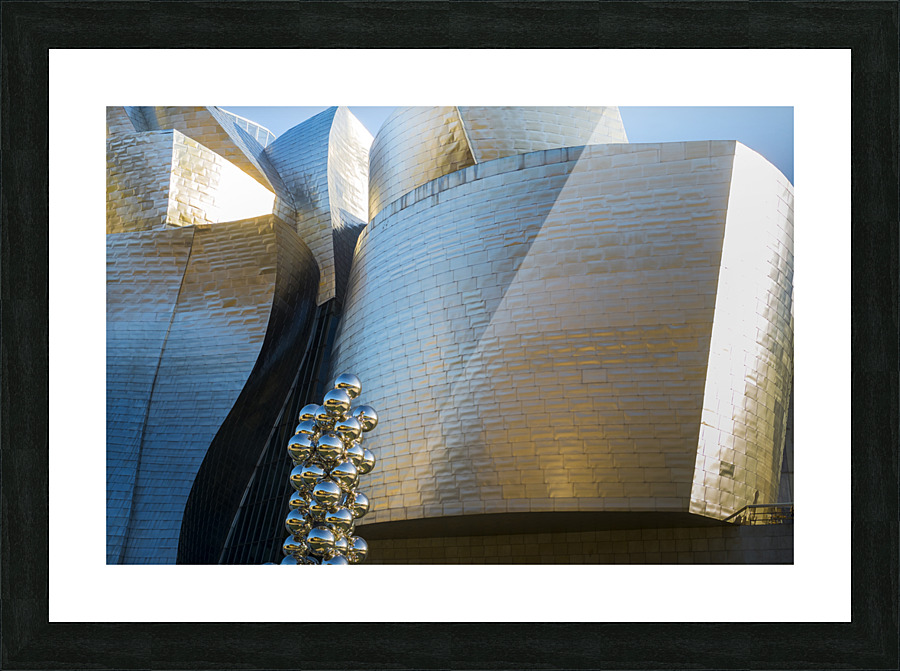 Bilbao cityscape 08 Picture Frame print