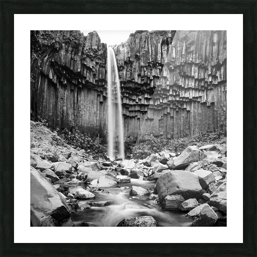 SVARTIFOSS WATERFALL Picture Frame print