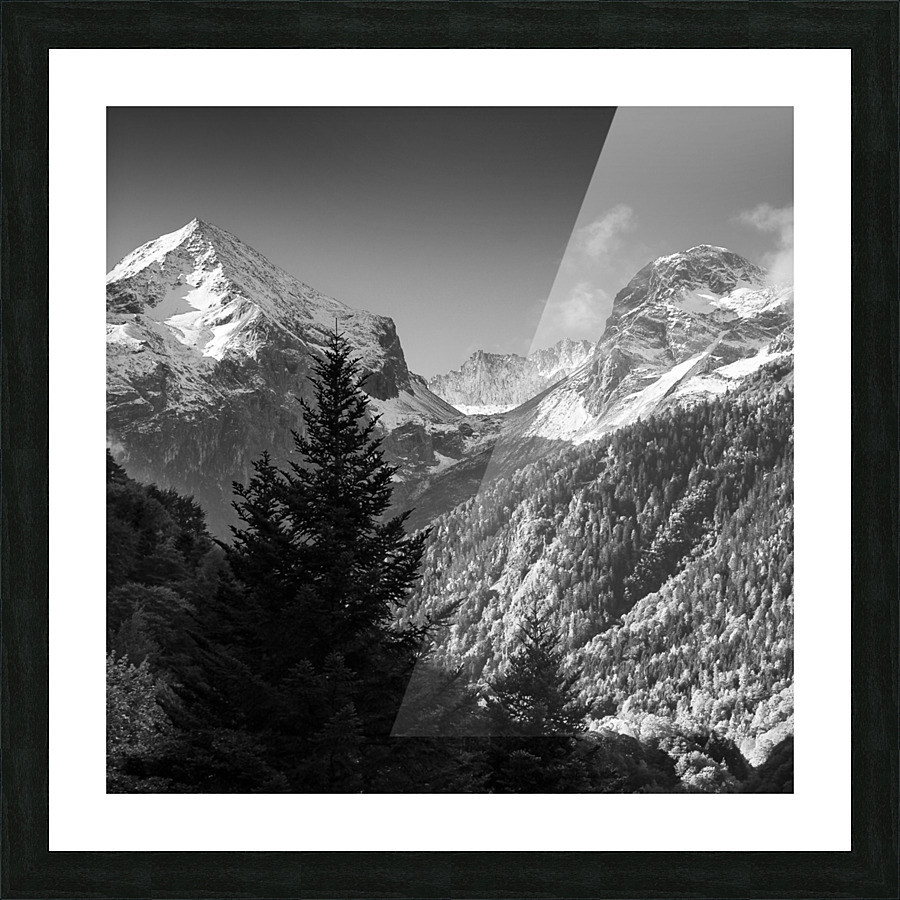 PYRENEES Picture Frame print