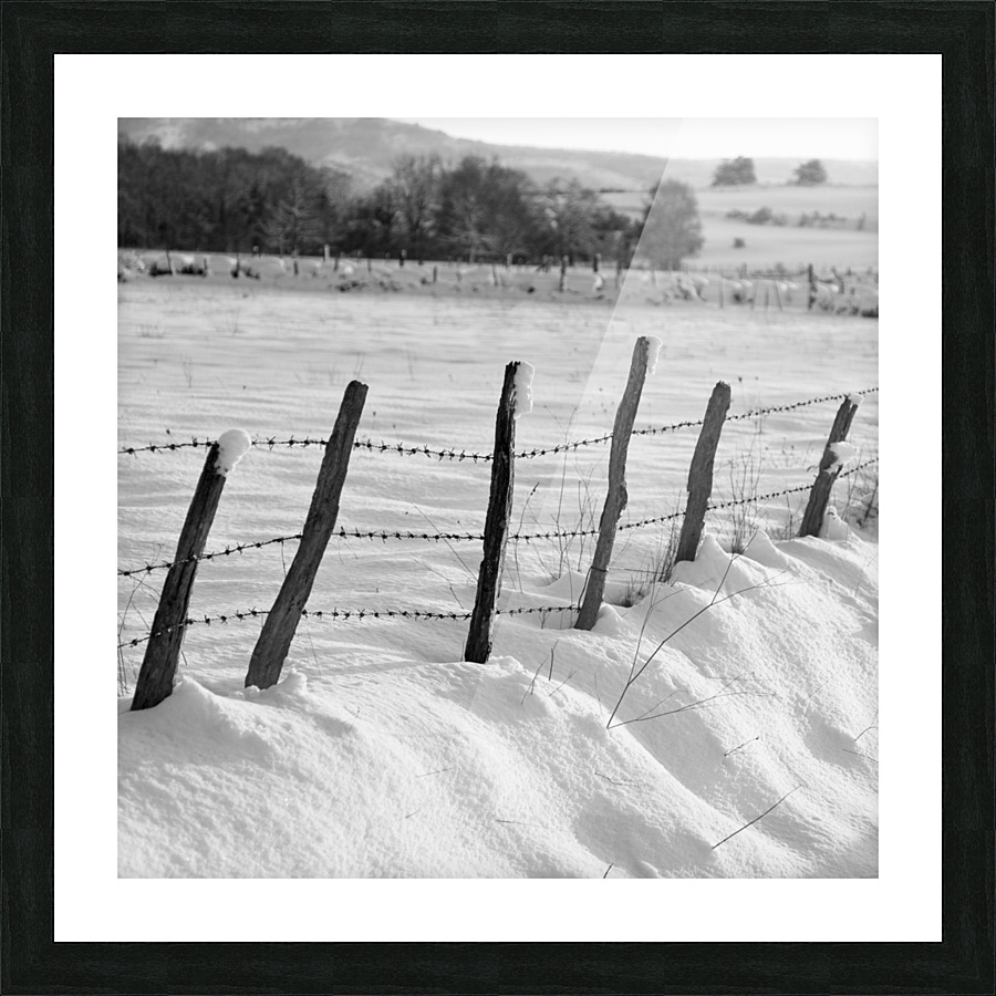 WINTER VIEW Picture Frame print