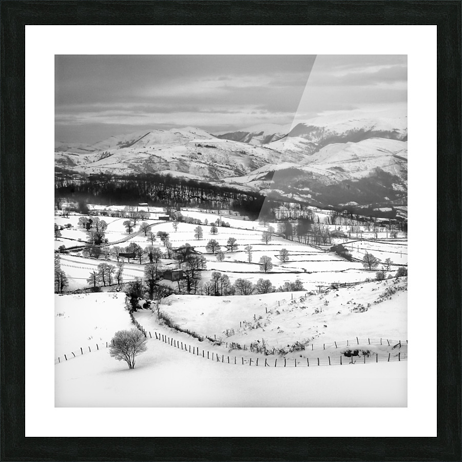 WINTER VIEW Picture Frame print