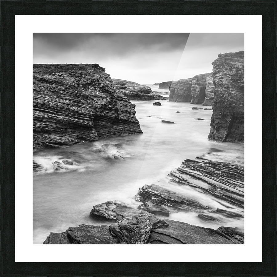 LAS CATEDRALES BEACH Picture Frame print