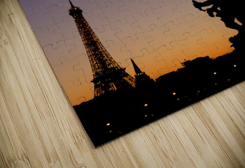 Paris sunset Mikel Bilbao Photography puzzle