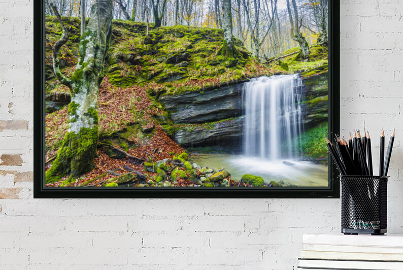 Waterfall. Cantabria Spain 01 by Mikel Bilbao Photography