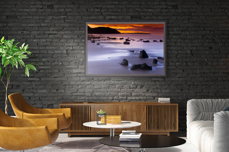 Berria beach at sunset III by Mikel Bilbao Photography