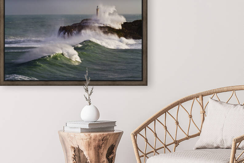 Mouro island and lighthouse 03 by Mikel Bilbao Photography