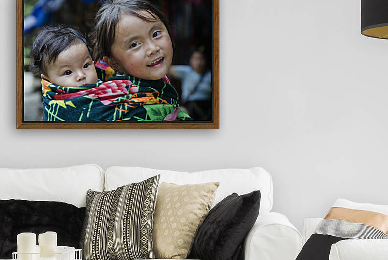 Red Dzao ethnic chidren in Sapa Vietnam by Mikel Bilbao Photography