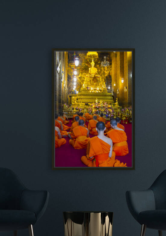Buddhism monks. Bangkok Thailand 01 by Mikel Bilbao Photography