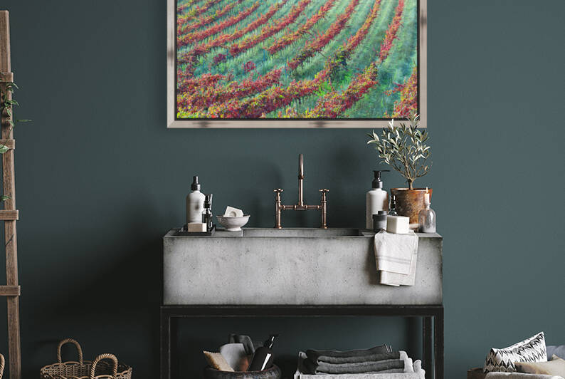 Vineyard in autumn. Navarre Spain 03 by Mikel Bilbao Photography