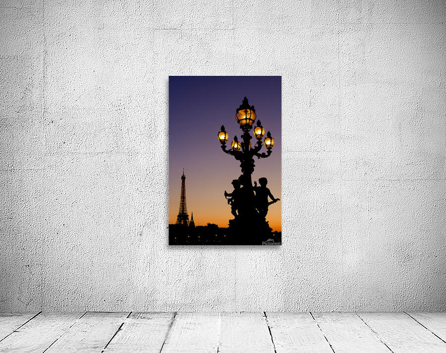 Paris sunset Wall Preview