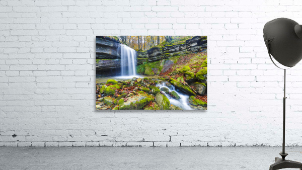Waterfall. Cantabria Spain 03 Wall Preview