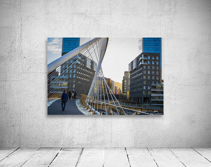 Bilbao cityscape 12 Wall Preview