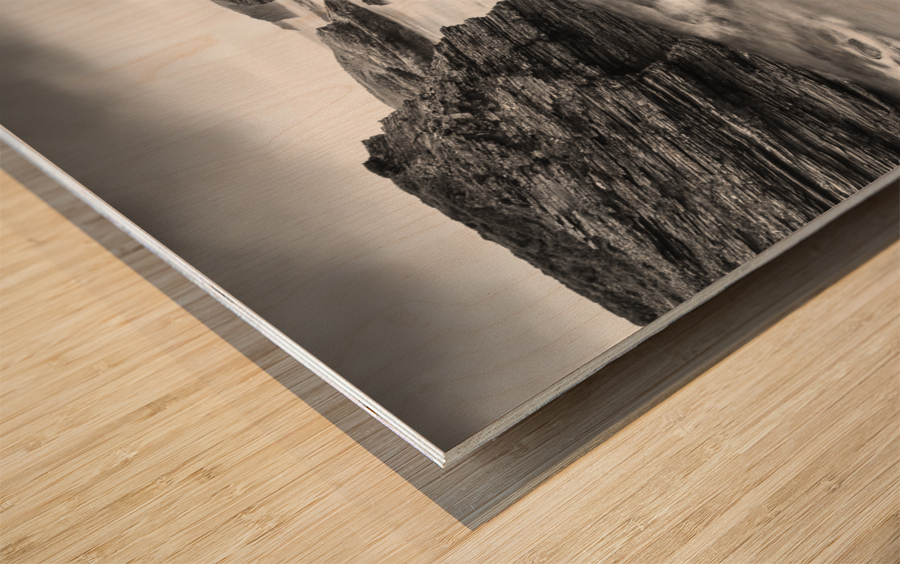 LAS CATEDRALES BEACH Wood print