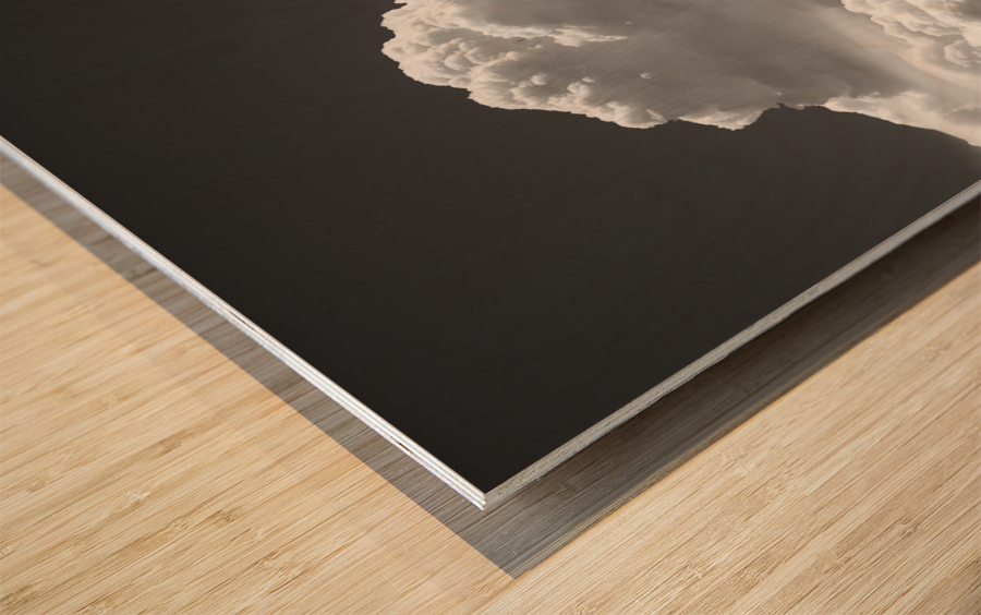 CLOUDS I Wood print
