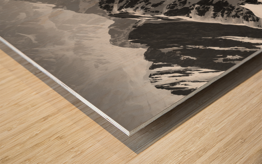 MIDI-PYRENEES Wood print