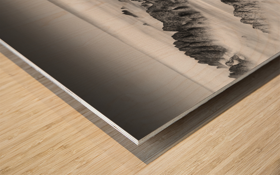 CLIFFS Wood print
