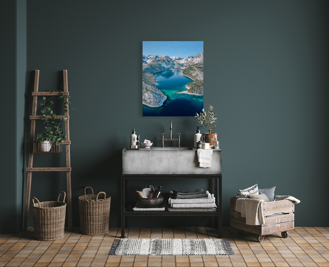 Blue Bird Bay Reproduction