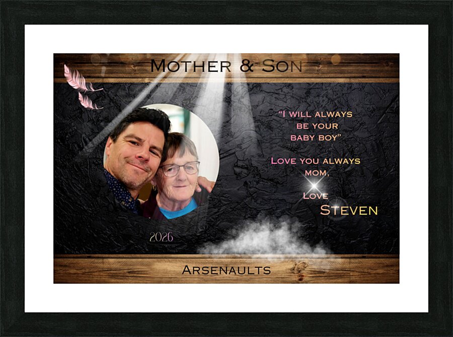 Steven 2 Picture Frame print