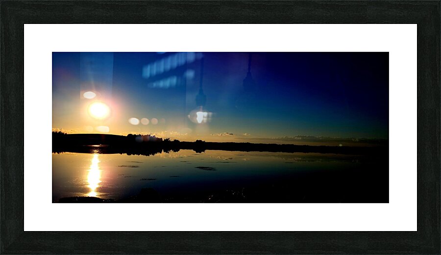 Sunset Reflections Picture Frame print