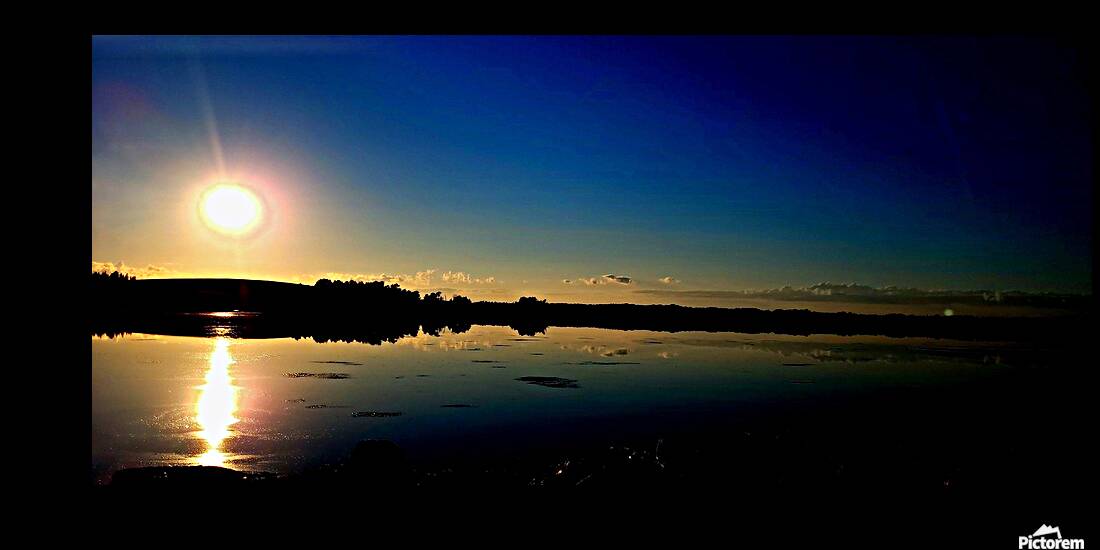Sunset Reflections Reproduction