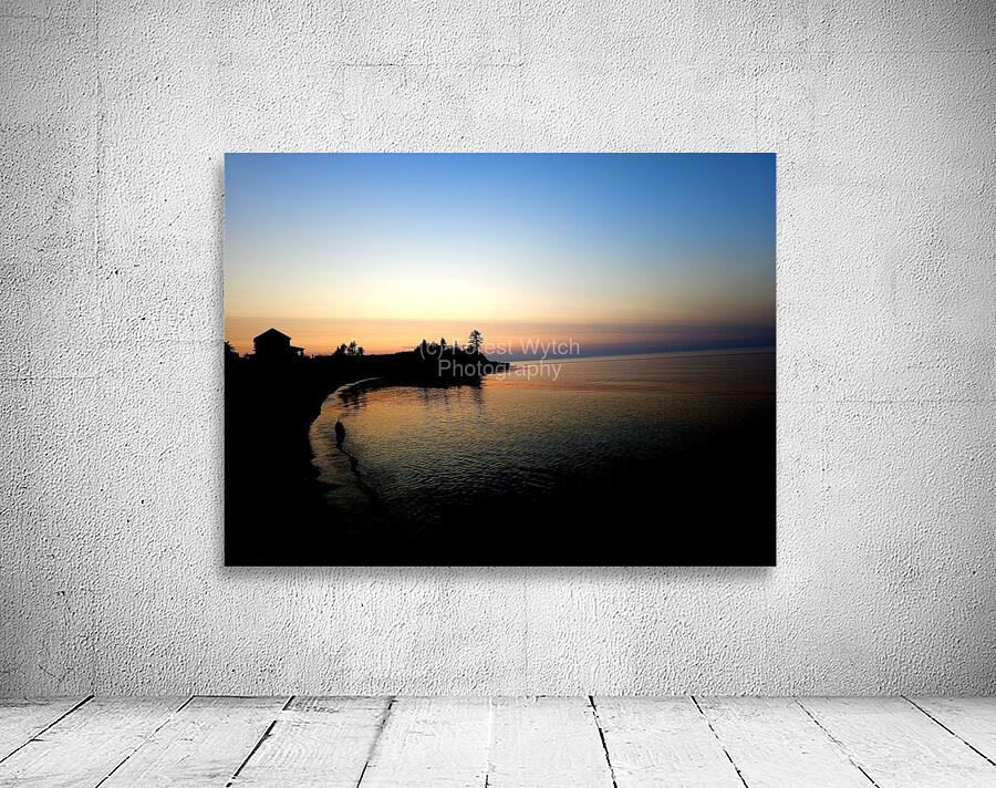 Sunset Over Northumberland Wall Preview