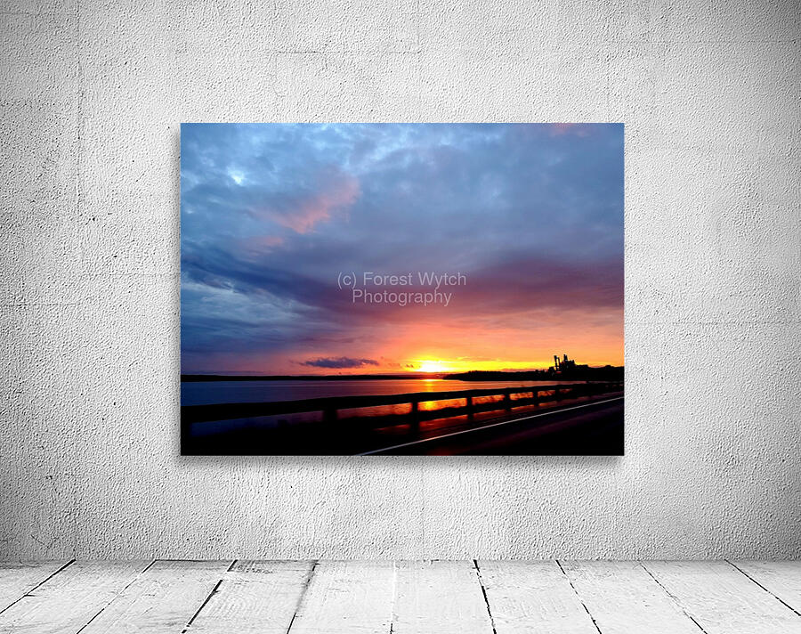 Sunset on the Causeway Wall Preview