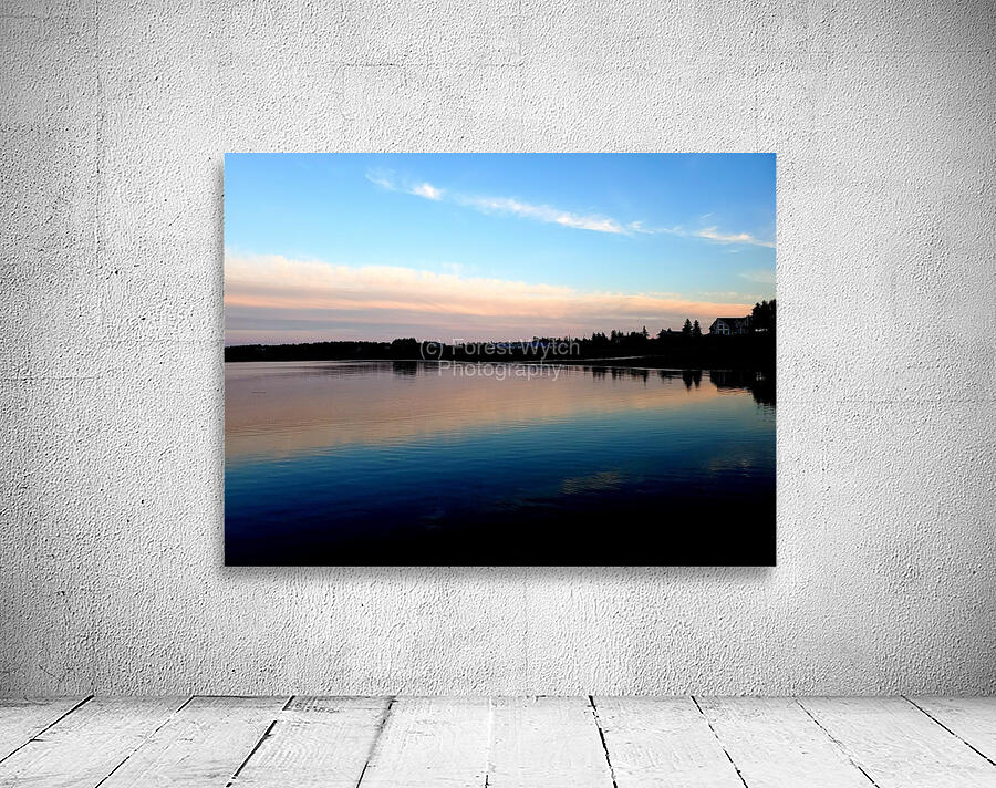 Calm Seaside Sunset Wall Preview