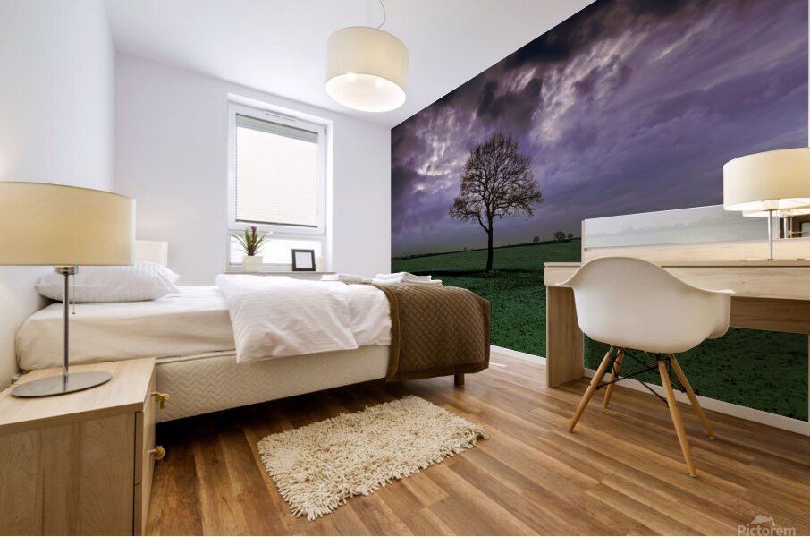 A Storm Is Coming Mural print