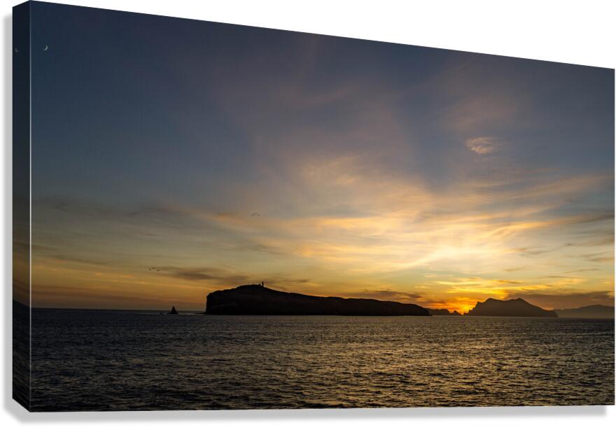 Anacapa Sun Set Canvas Print