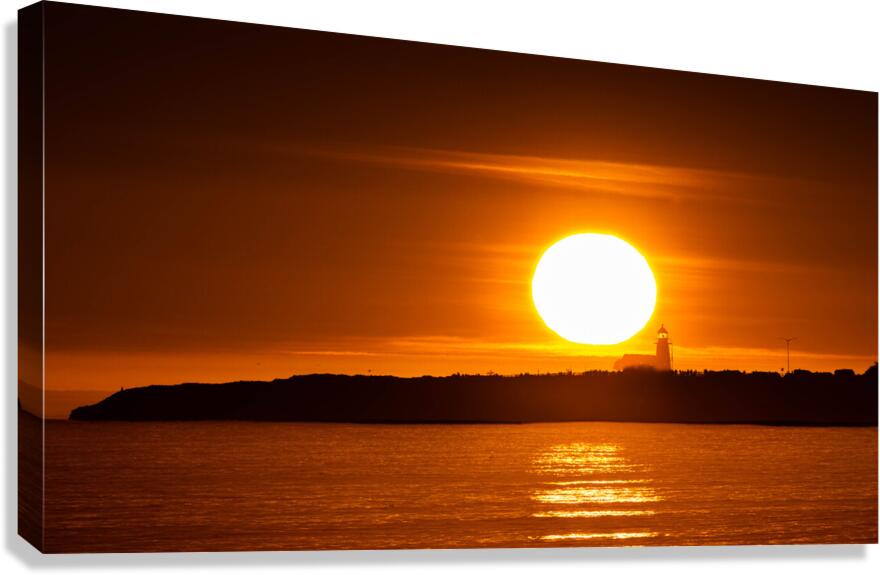 Black s Beach Sunset Canvas Print
