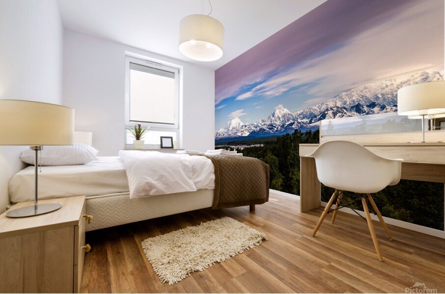 AlaskaRange01 Mural print