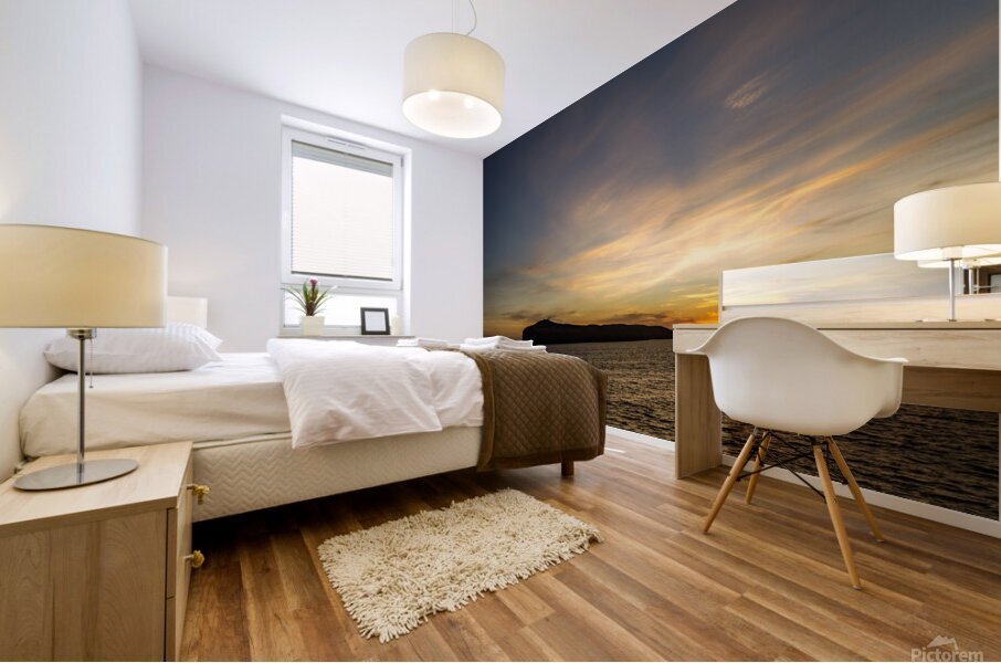 Anacapa Sun Set Mural print