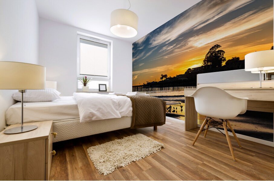 Capitola Sunset Mural print
