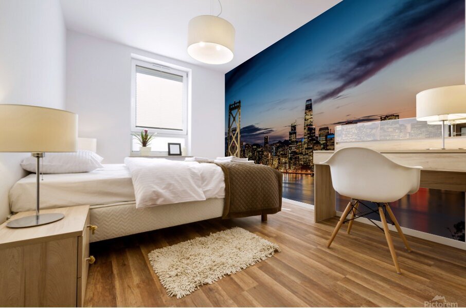 Treasure Island Sunset Mural print