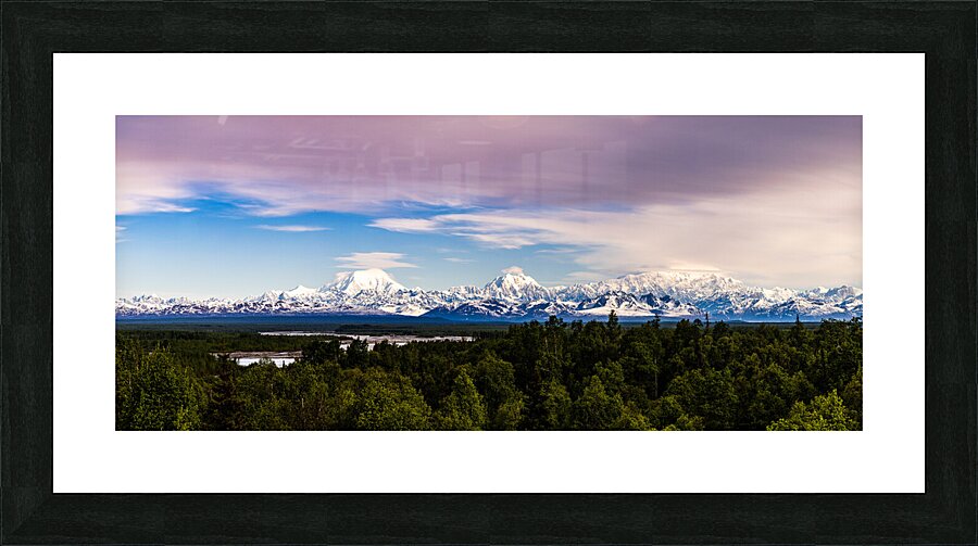 AlaskaRange01 Picture Frame print
