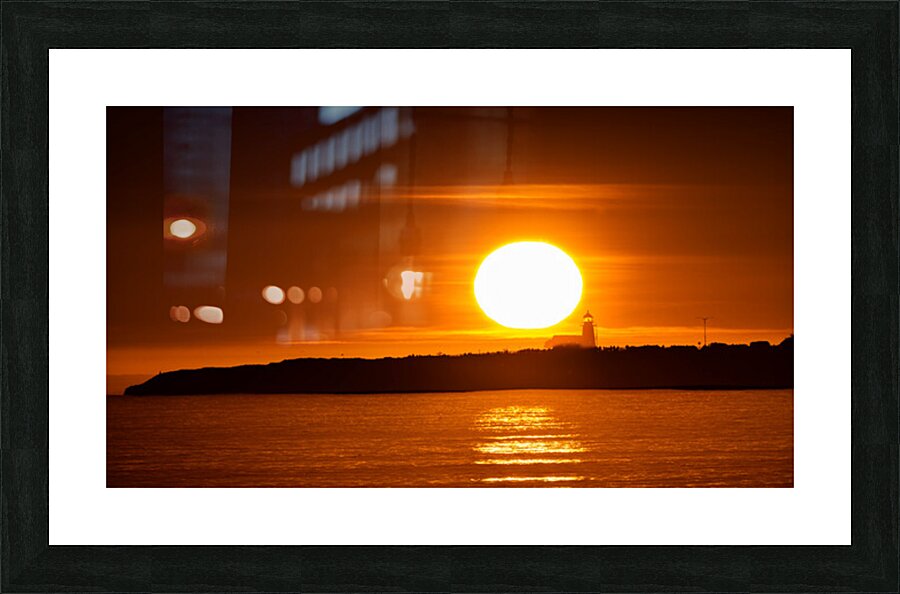 Black s Beach Sunset Picture Frame print