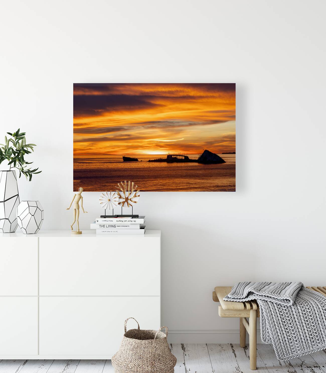 Seacliff Beach Sunset Reproduction