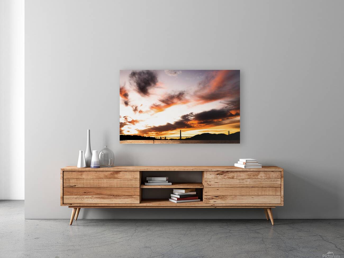 Golden Gate Bridge Sunset Reproduction