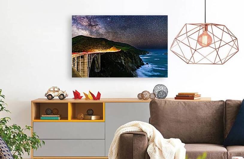 Bixby Bridge Milky Way by Mark W Jackson
