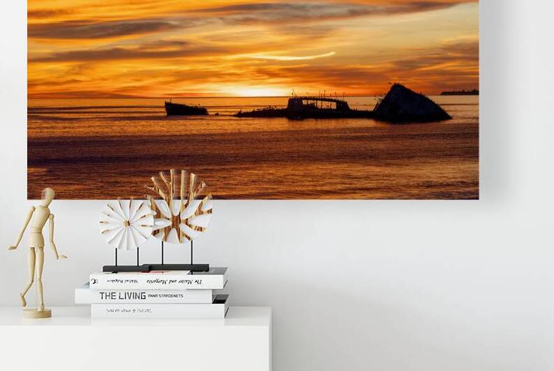Seacliff Beach Sunset Reproduction