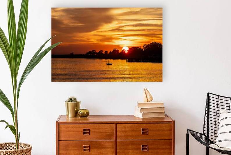 Santa Cruz Sunset by Mark W Jackson