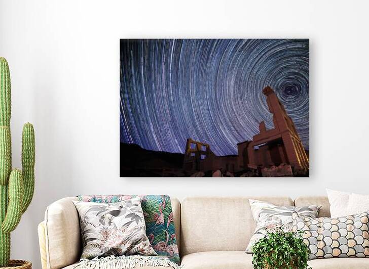 Rhyolite Star Circles by Mark W Jackson